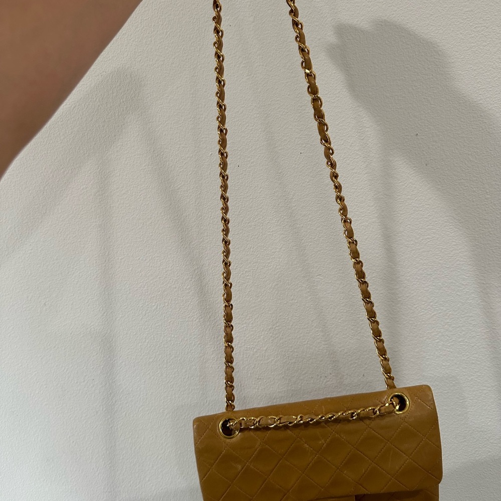 Vintage Chanel Brown Quilted Shoulder Bag - Picture 7 of 7